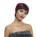 Wholesale 9 inches Cheap Short Pixie Cut Human Hair Wig Remy Brazilian Hair Wigs 613 Blonde Non-Lace Front Wig For Women